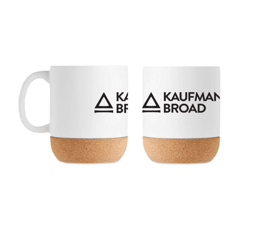 Mug avec socle e liège – bla c